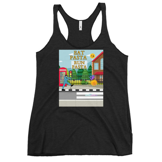 Chase that Noodle or get that sauce - Women's Racerback Tank