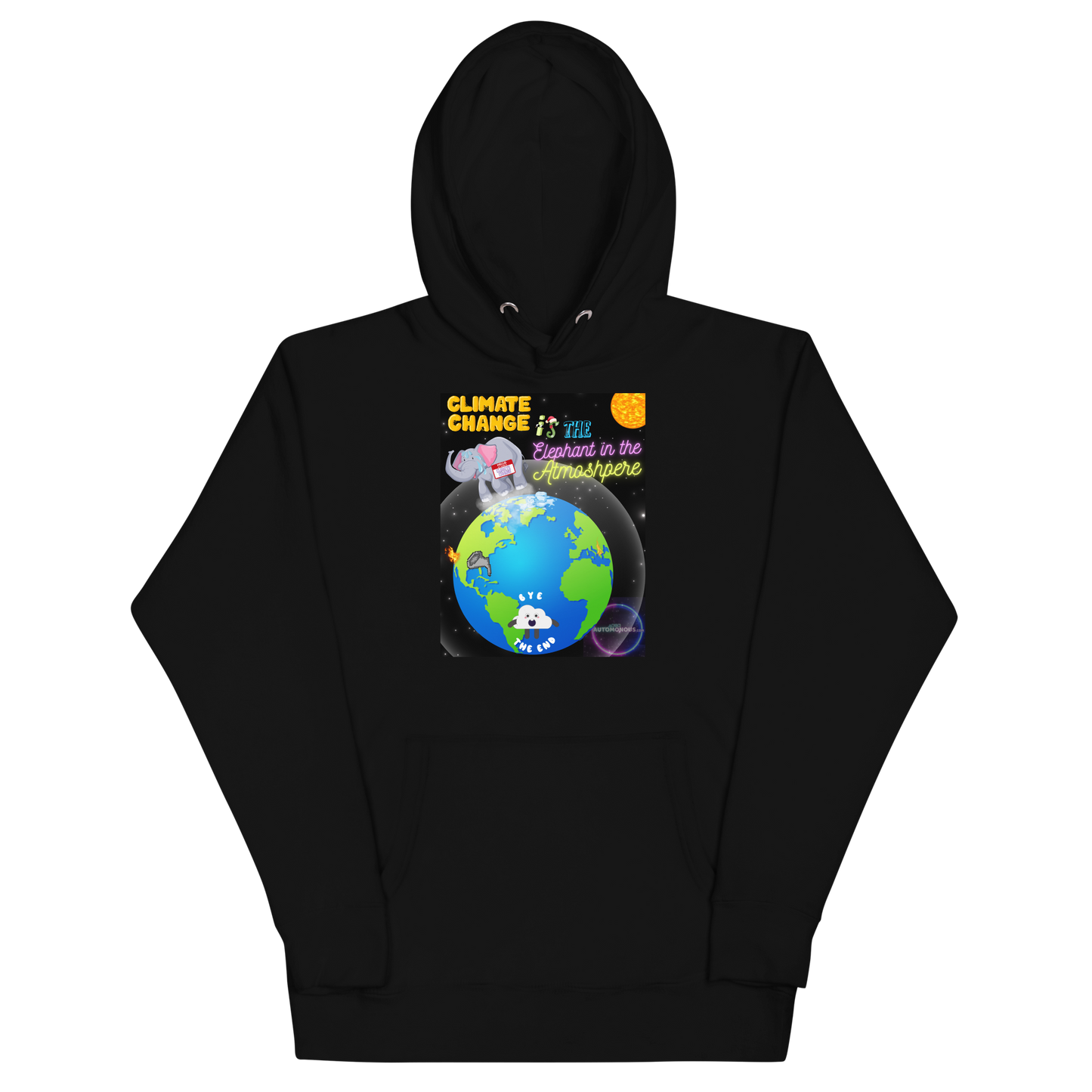 Elephant in the Atmosphere - Climate change - Unisex Hoodie