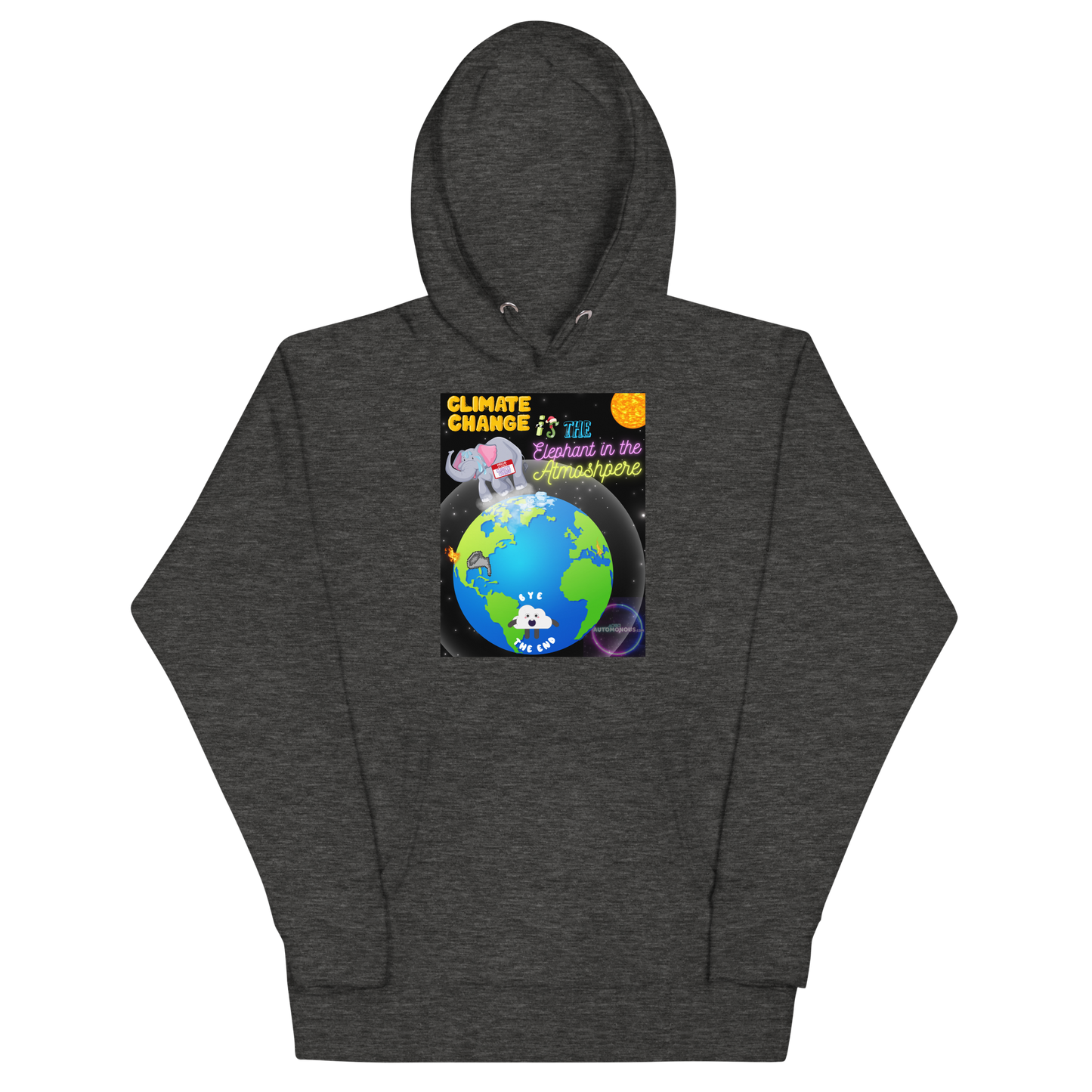 Elephant in the Atmosphere - Climate change - Unisex Hoodie