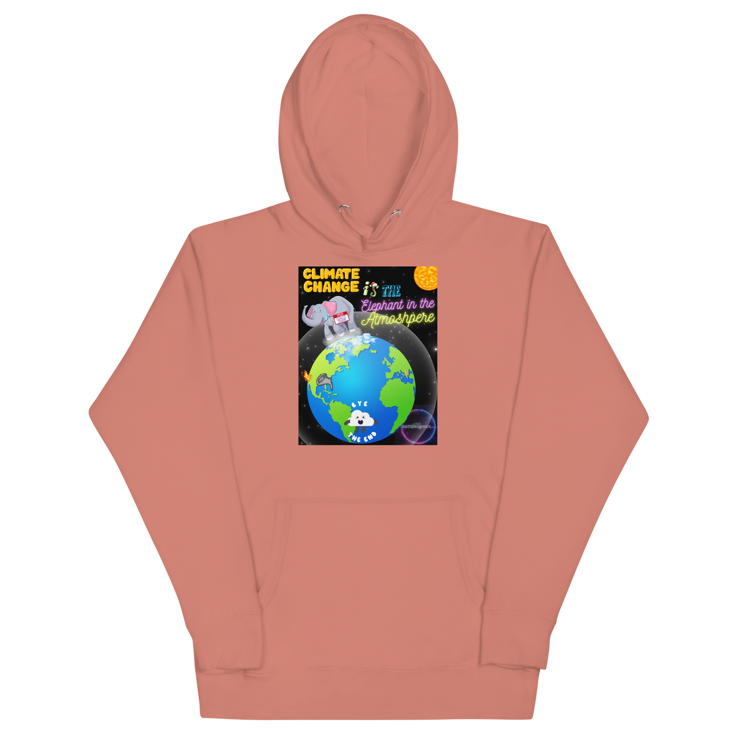 Elephant in the Atmosphere - Climate change - Unisex Hoodie