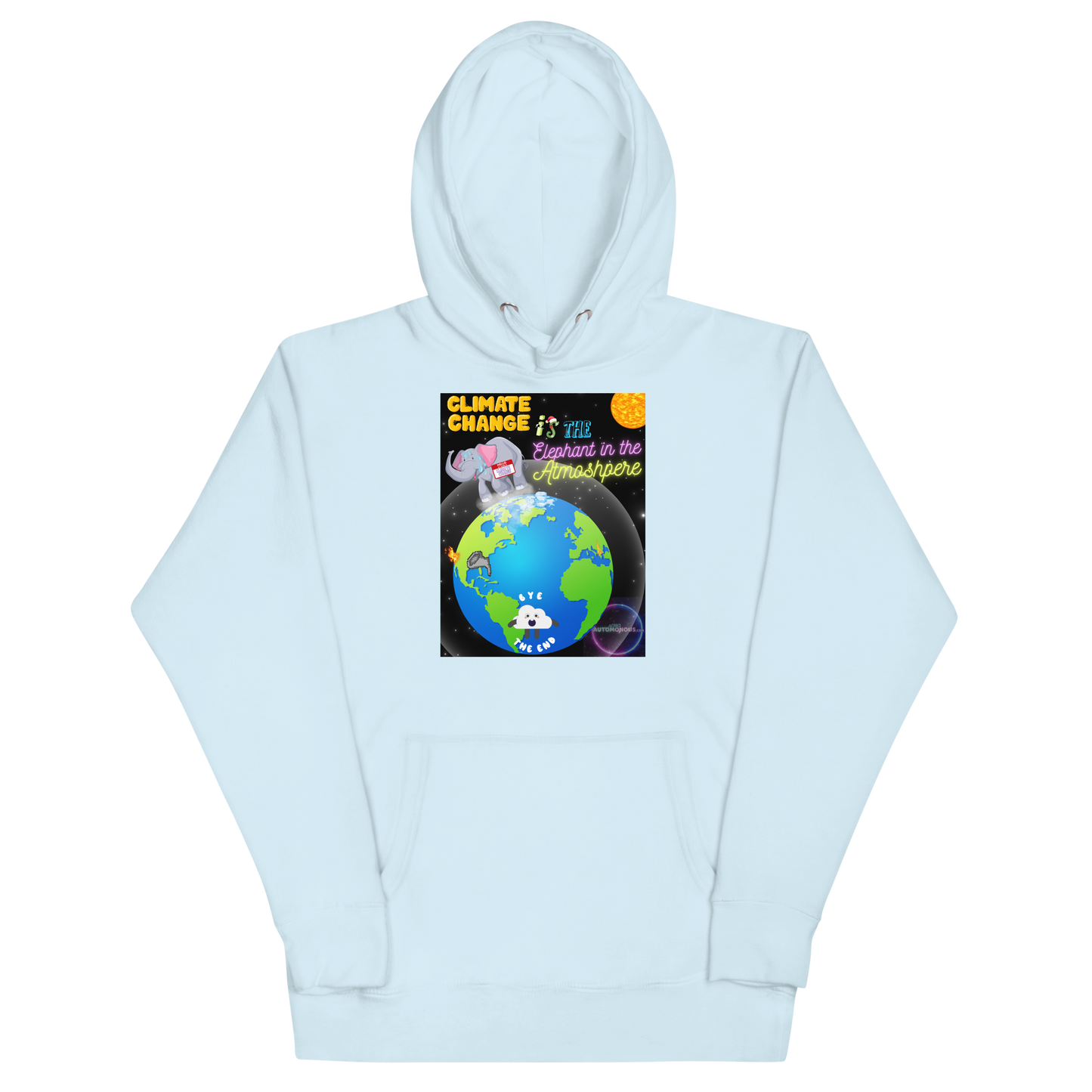 Elephant in the Atmosphere - Climate change - Unisex Hoodie