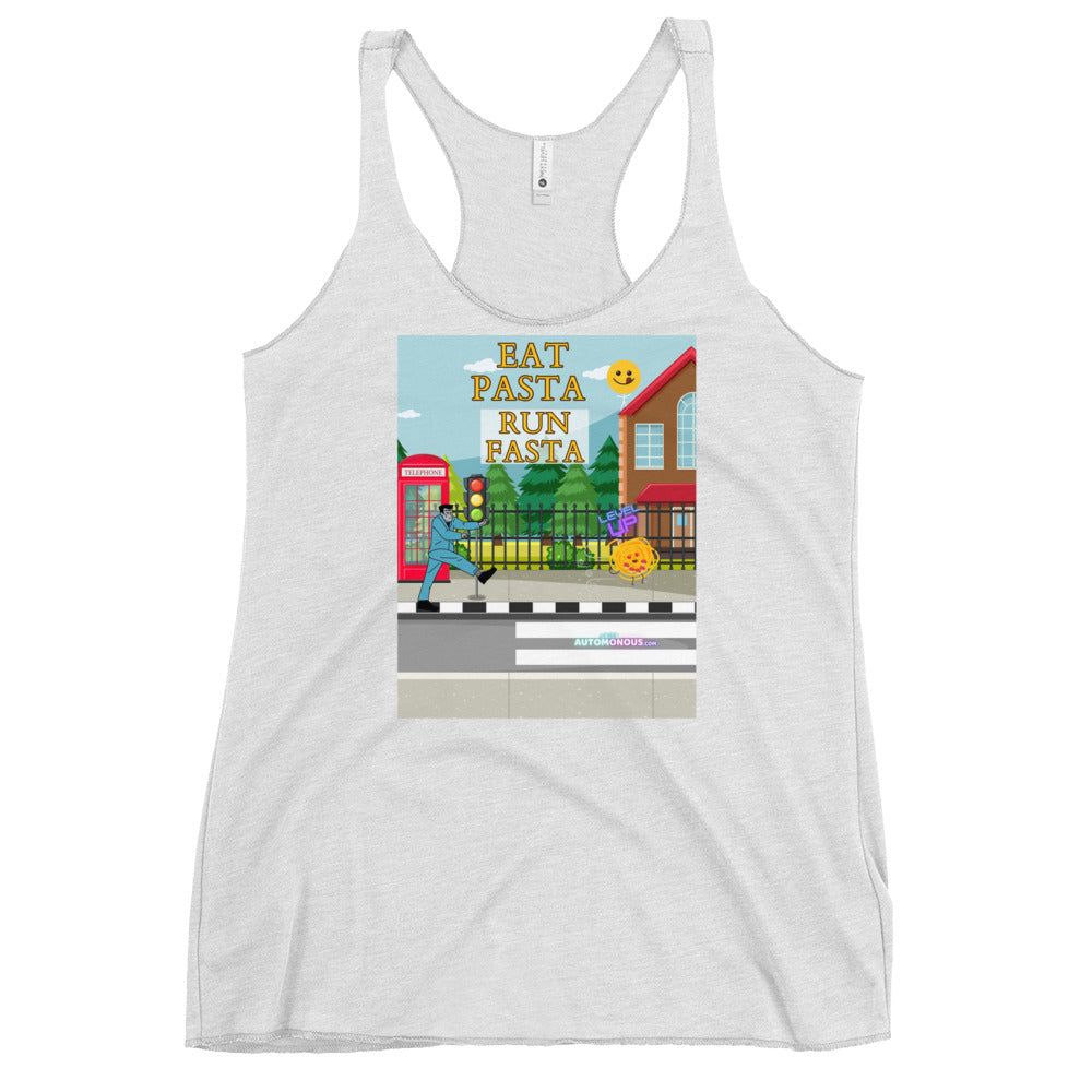 Chase that Noodle or get that sauce - Women's Racerback Tank