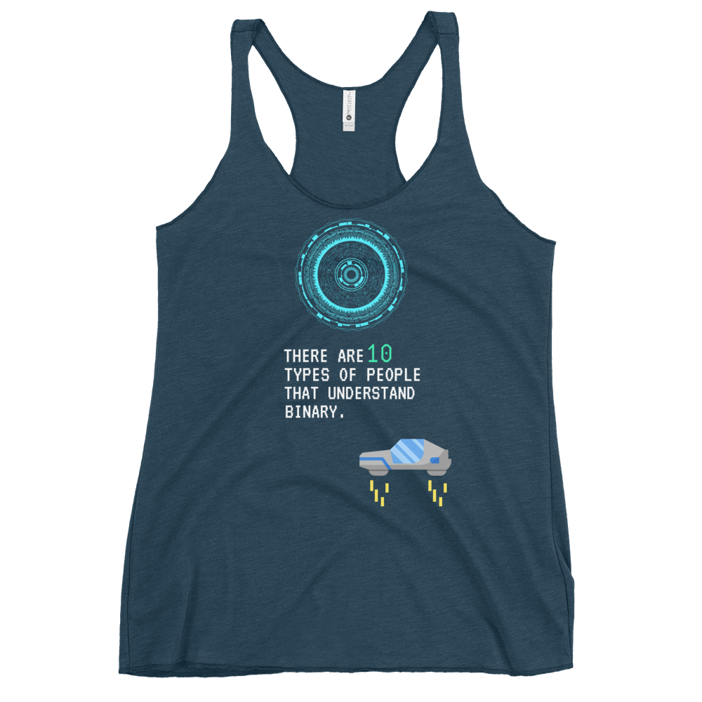 10 Types of People - Women's Racerback Tank