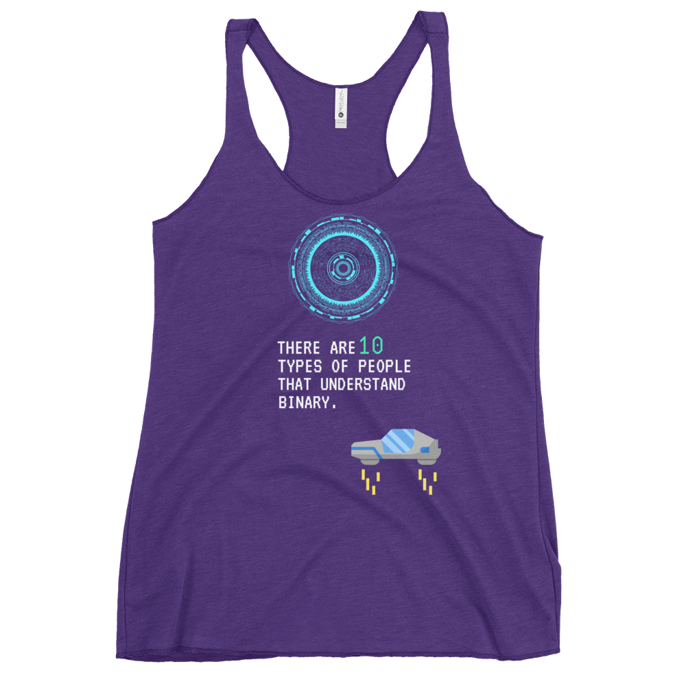 10 Types of People - Women's Racerback Tank