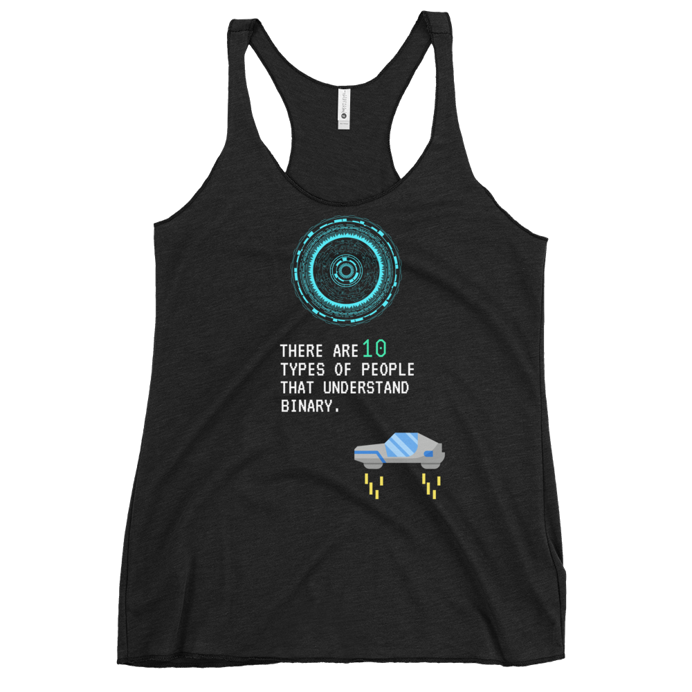 10 Types of People - Women's Racerback Tank