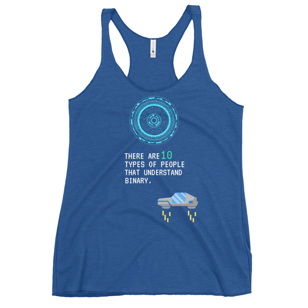 10 Types of People - Women's Racerback Tank