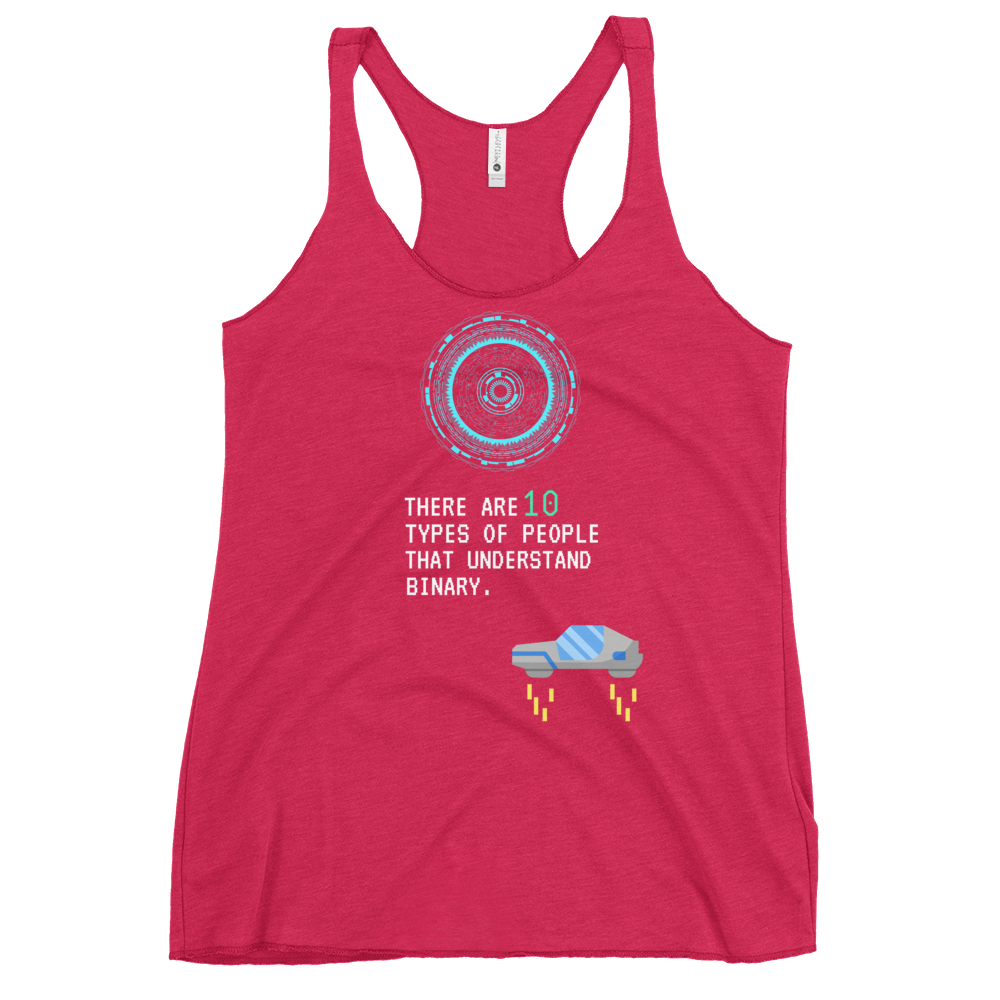 10 Types of People - Women's Racerback Tank