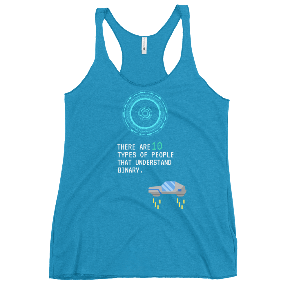 10 Types of People - Women's Racerback Tank